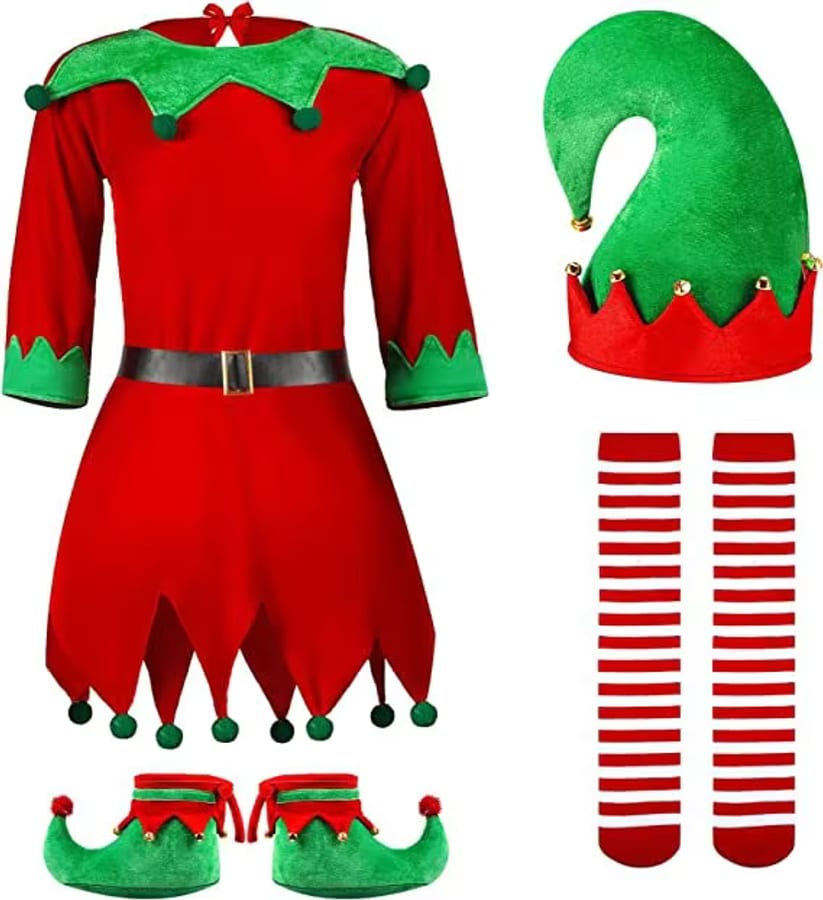 Kids' Christmas Tree Costume Suit