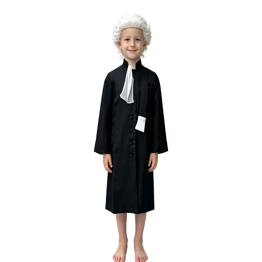 Kids Lawyer Robe Costume for Role-Play