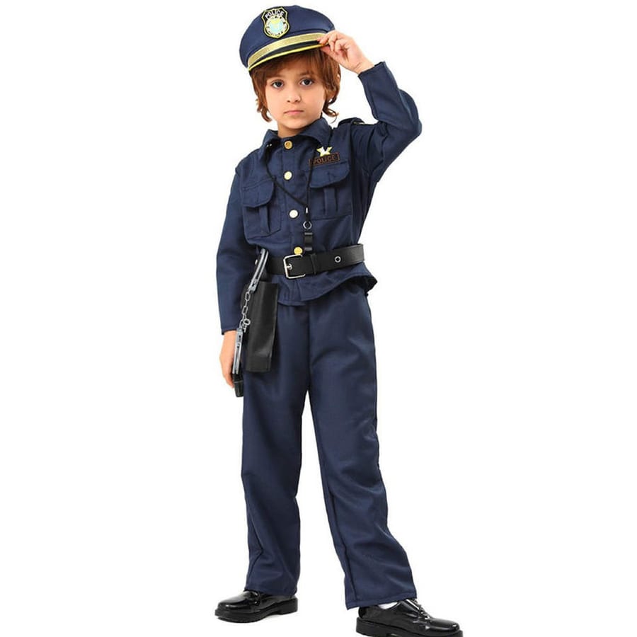 Kids Officer Uniform Role-Play Costume