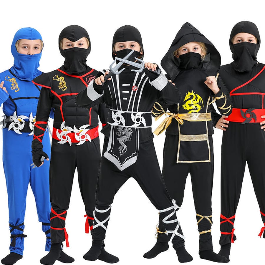Kids Samurai and Ninja Outfit Set