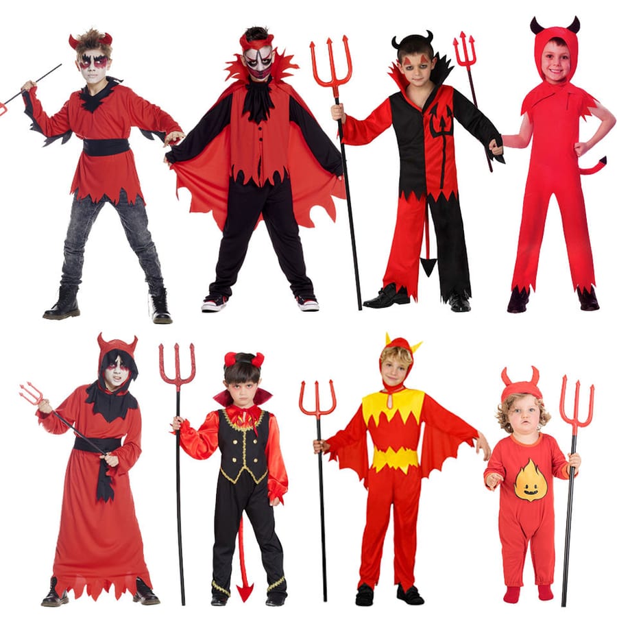 Kids Scary Party Costume Set