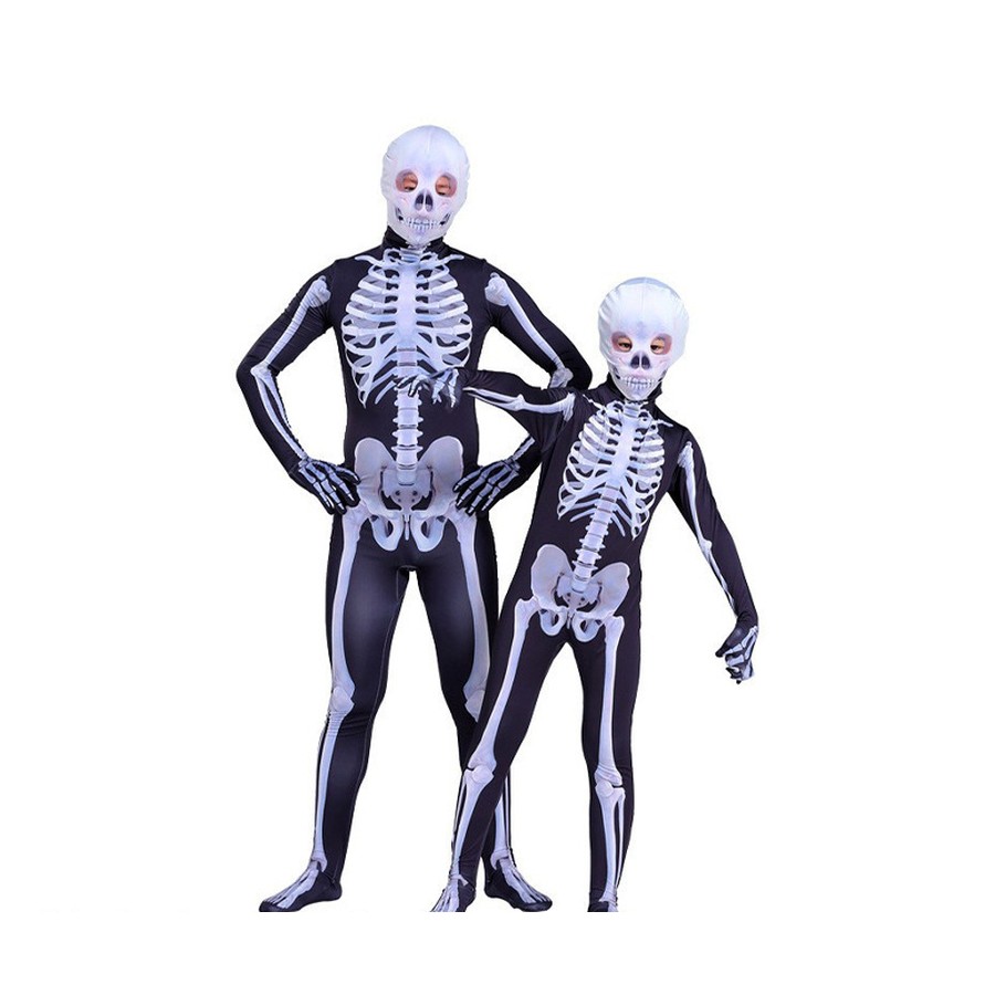 Kids Skeleton Bones Costume