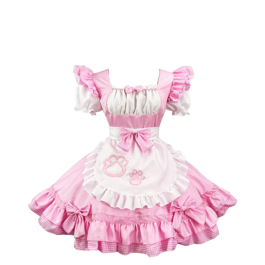 Lolita Catgirl Maid Dress Set