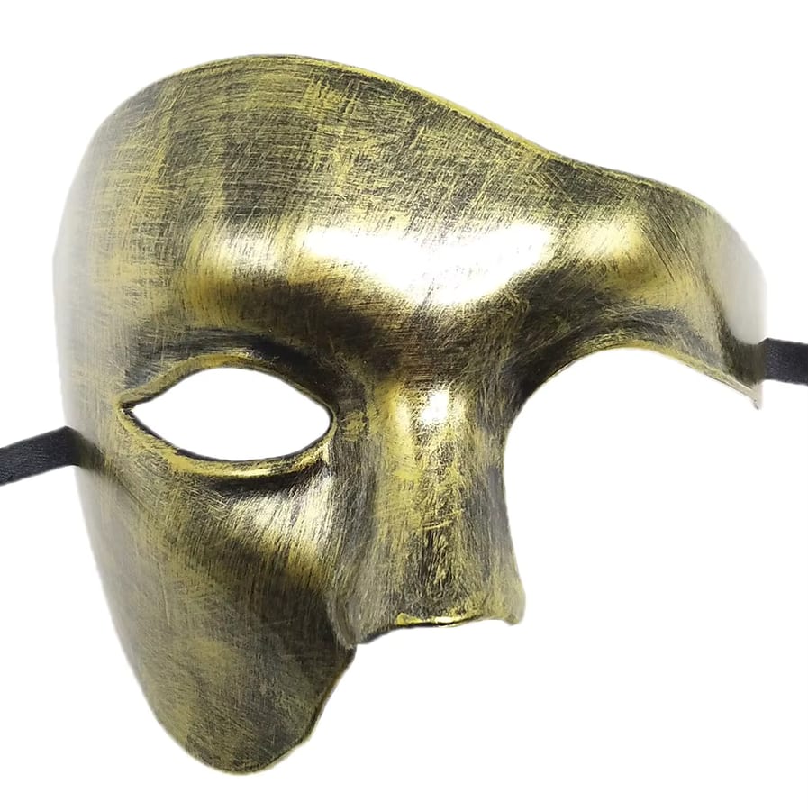 Phantom Half-Face Carnival Mask