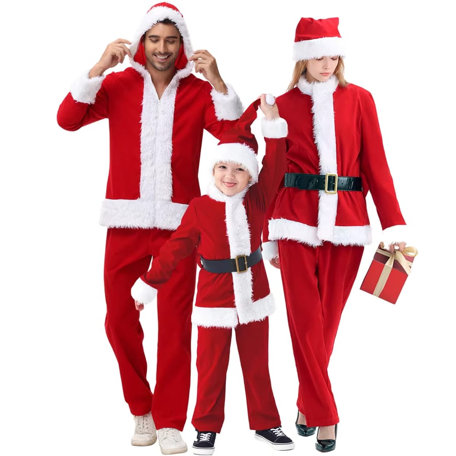 Santa Claus Family Outfit Set