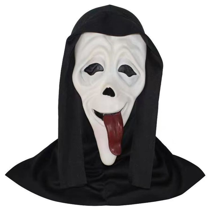 Tactical Ghost Half-Mask with Mesh Eyes